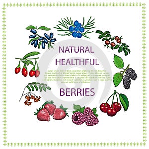 Natural healthful berries