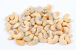 Natural healthy cashew nuts as source vitamins, omega 3 acids and minerals