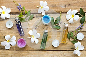 Natural herbal oils from flowers scents aroma