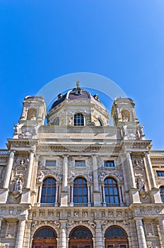 Natural History museum building on Maria Theresa square in Vienna