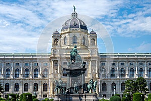 The Natural History Museum with Maria-Theresa-Statue