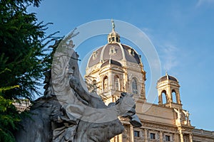 The Natural History Museum or Naturhistorisches in Vienna, Austria