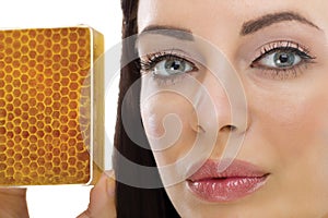 Natural homemade organic facial masks of honey