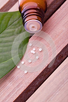 Natural homeopathic globule
