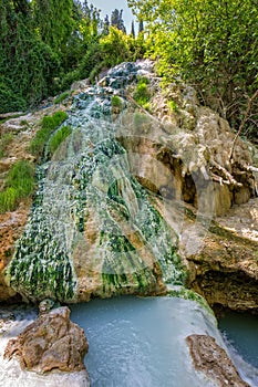 Natural hot springs in Bagni San Filippo - Fosso Bianco photo