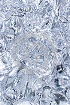 Natural ice cubes texture background