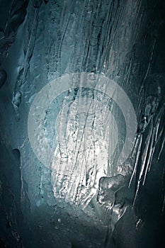Natural Ice Palace (Ice Cave) at