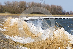 Natural ice sculpture