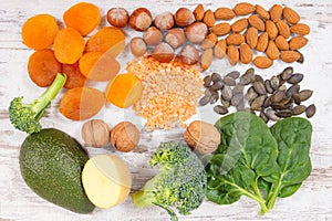 Natural ingredients as source potassium, vitamin K, minerals and fiber