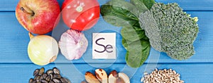 Natural ingredients as source selenium, vitamins, minerals and dietary fiber