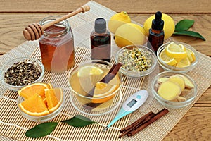 Natural Ingredients for Cold and Flu Remedy