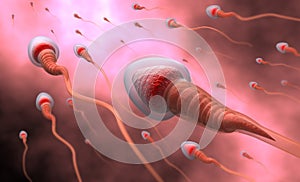 Natural insemination - sperm photo