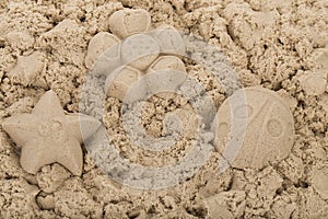 Natural kinetic sand