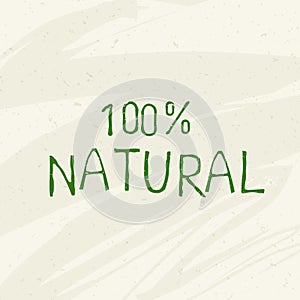 Natural label emblem icon, bio healthy organic label and high quality product badges. Eco, 100 bio and natural product icon. Emble