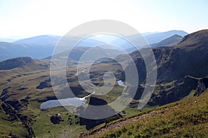 Natural lake on the Transalpina