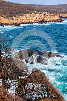 Natural landmark Maslen Nose in Bulgaria