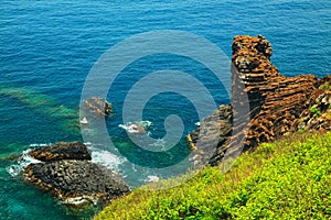 Natural landmark of Penghu in Taiwan