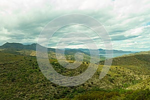 Natural landscape of the Cap de Creus Park, in the province of G