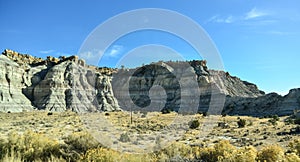 Natural Landscape, Erosive Rock Formations in New Mexico