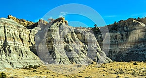 Natural Landscape, Erosive Rock Formations in New Mexico photo