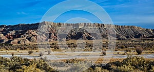 Natural Landscape, Erosive Rock Formations in New Mexico