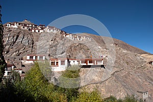 natural landscape at lamayuru village j&k india