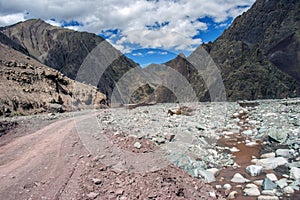 natural landscape near tosomoriri ladakh j&k india