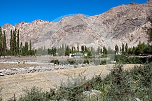 natural landscape at nimo village j&k india