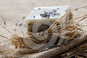 Natural lavender soap