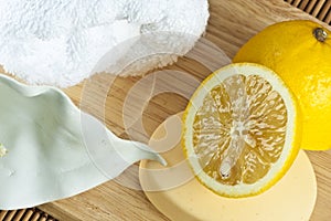 Natural lemon soap