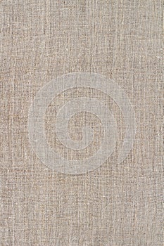 Natural linen fabric, background or texture, natural gray beige color