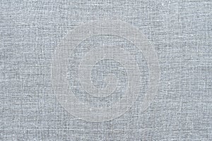 Natural linen fabric, background or texture, natural gray color