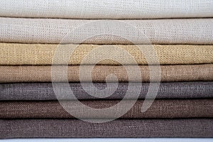 Natural linen texture as background