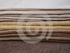 Natural linen texture as background