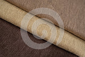 Natural linen texture as background