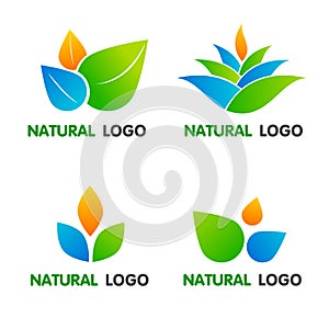 Natural logos collection