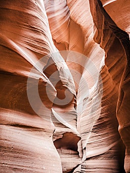 Natural looking of the Upper Antelope Canyon - The Crack