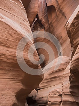 Natural looking of the Upper Antelope Canyon, Route 98