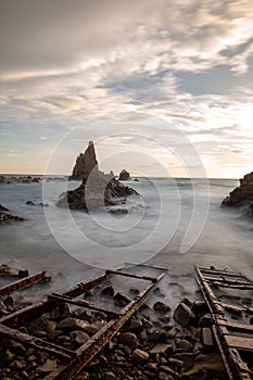 The Natural Park of Cabo de Gata-NÃ Â­jar is a Spanish protected natural area located in the province of Almeri photo