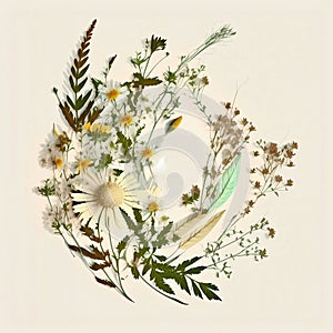 Natural medicine illustration