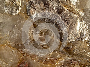 natural mineral stone -  Muscovite in Quartz Dioctahedral mica, common mica isinglass potash mica  .It is a hydrated phyllosili