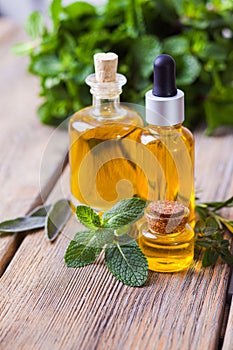 Natural mint essential oil as a means of relaxation