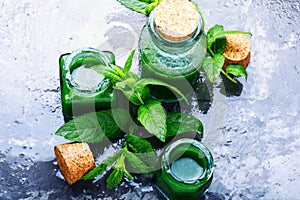 Natural mint essential oil