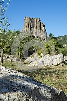 Natural Monument Campo Soriano and olive trees, Lazio, Italy