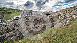 Natural Monument Complejo de Cobijeru, Beach of Cobijeru, Llanes, Spain photo