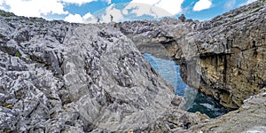 Natural Monument Complejo de Cobijeru, Beach of Cobijeru, Llanes, Spain photo