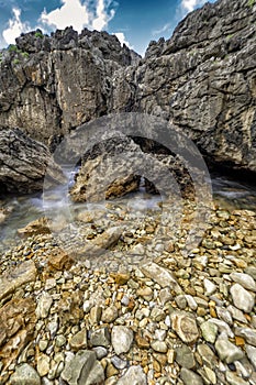 Natural Monument Complejo de Cobijeru, Beach of Cobijeru, Llanes, Spain photo