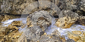 Natural Monument Complejo de Cobijeru, Beach of Cobijeru, Llanes, Spain photo