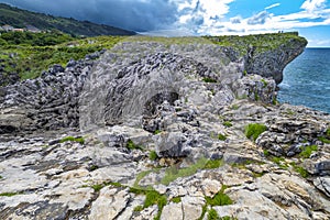 Natural Monument Complejo de Cobijeru, Beach of Cobijeru, Llanes, Spain photo