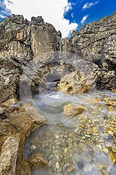 Natural Monument Complejo de Cobijeru, Beach of Cobijeru, Llanes, Spain photo